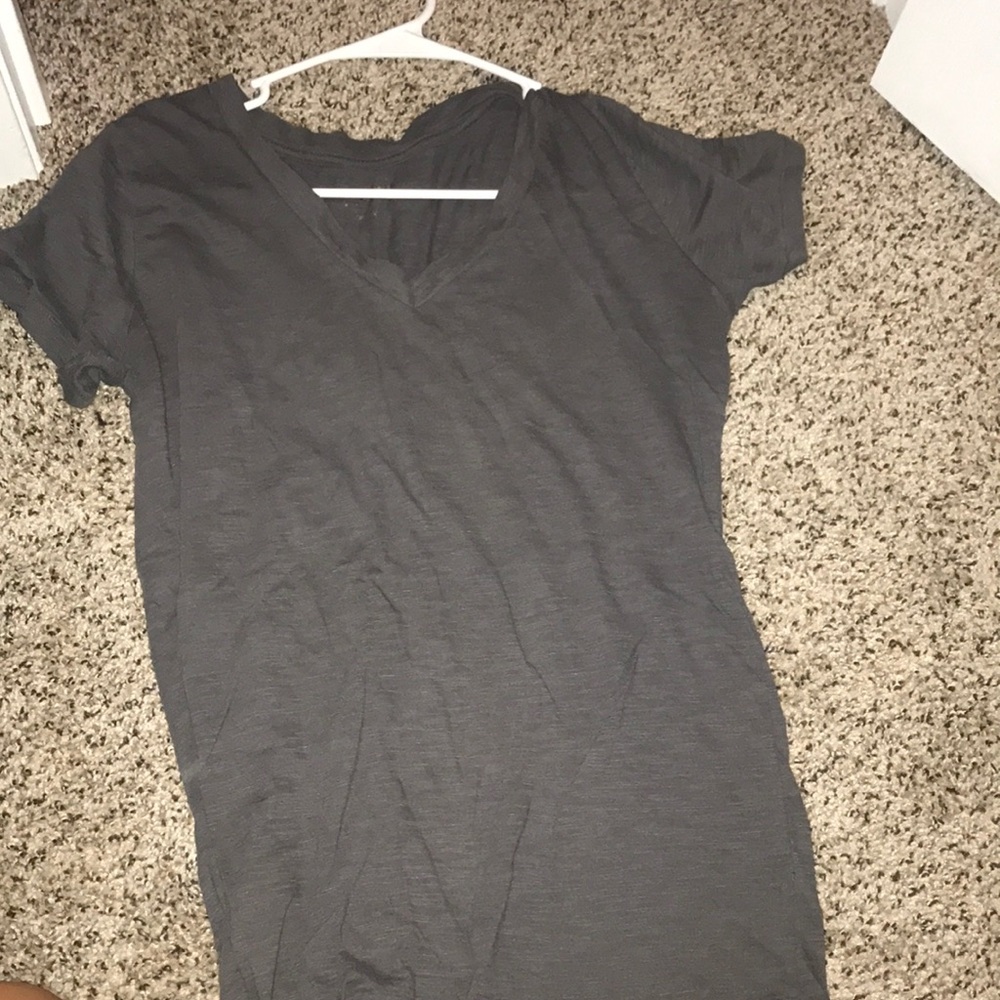 Comfy V Neck Gray